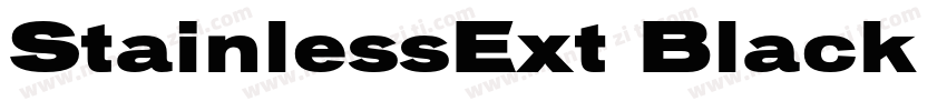 StainlessExt Black Black字体转换